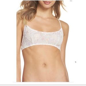 Free People So Into You embroidered bralette